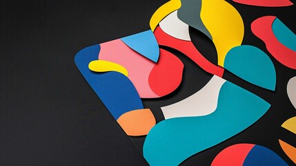 Elegant Black Silhouette of a Fashionable Woman in a Beautiful Dress Design Vector Illustration