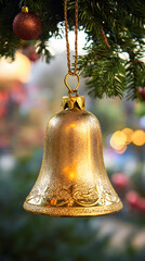 christmas bells on the tree