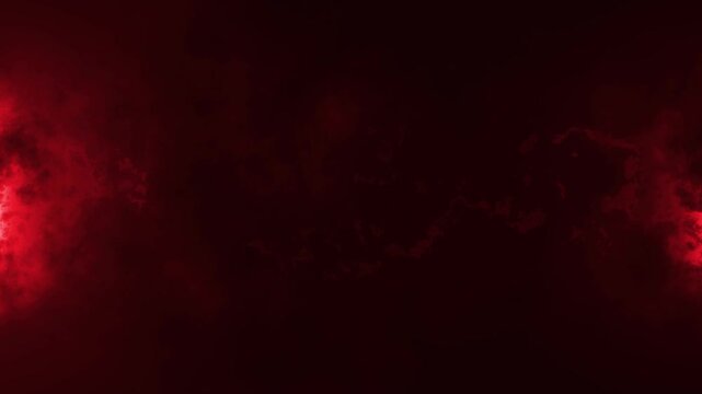 red background