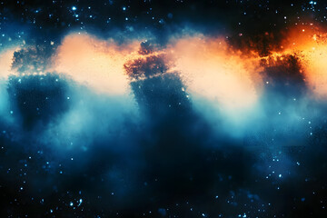 Fototapeta premium Film frame overlay effect with grain texture, dust particles and vintage grunge design.