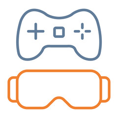 Vr Gaming Icon Design