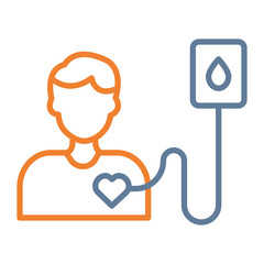 Donor Vector Icon Design