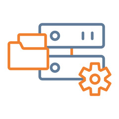 Brand Asset Management Vector Icon Design