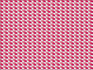 a pink background with a pattern of squares in pink and white.