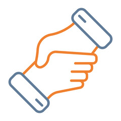 Partnership Handshake Icon Design