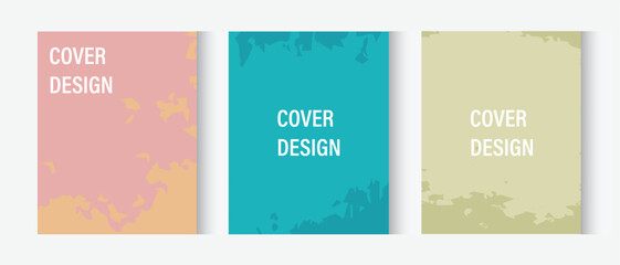 Simple geometric covers set. Minimalist vector templates. Abstract contemporary templates, covers, placards, brochures, banners, flyers, backgrounds.