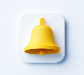 Notification system alert digital environment icon design minimalist style user interface communication concept