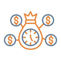 Investment Timing Icon Design