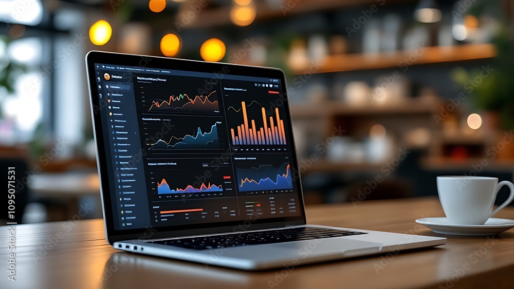 Wall mural comprehensive e commerce analytics dashboard showcasing real time sales data and customer insights o