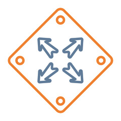 Resize Vector Icon Design