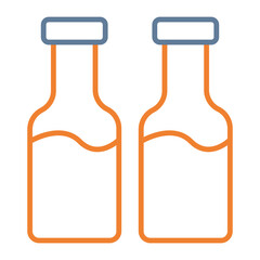 Bottles Vector Icon Design