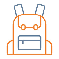 School Bag Vector Icon Design