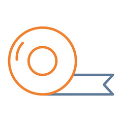 Adhesive Tape Vector Icon Design