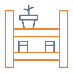 Shelves Vector Icon Design