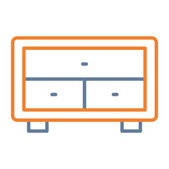 Drawer Vector Icon Design