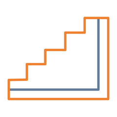 Stairs Vector Icon Design