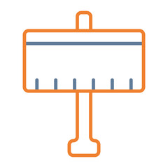 Road Sign Billboard Vector Icon Design