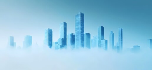 Obraz premium City in the Mist