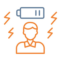 Tired Vector Icon Design