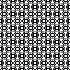 Monochrome Seamless vector geometric patterns with diagonal lines, triangles, rectangles, rhombuses, tiles, grids. Simple minimal background. Modern geo design.