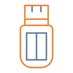 Usb Stick Vector Icon Design