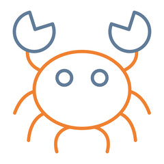 Crab Vector Icon Design