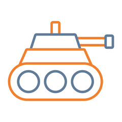 Tank Vector Icon Design