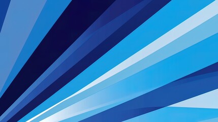 Fototapeta premium Abstract blue and white radiating lines background.
