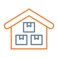 Warehouse Vector Icon Design
