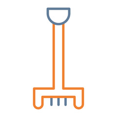 Rake Vector Icon Design