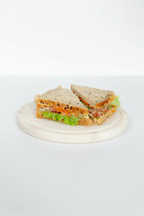 vegetable fresh sandwich sliced