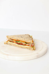 vegetable fresh sandwich sliced