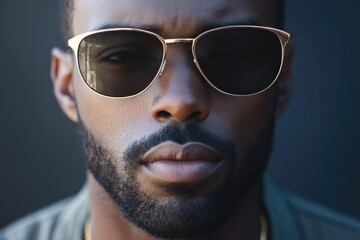 Fototapeta premium african american hip hop style young man portrait