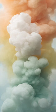 Modern abstract wallpaper in high resolution, ideal for smartphones, social media and advertising.  Artistic design with futuristic shapes and unique details, perfect and elegant background. 