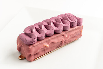 Christmas pastry on the white