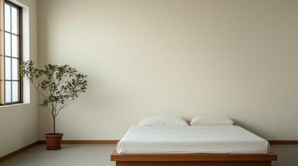 Minimalist Bedroom Interior Calm Peaceful Space Design