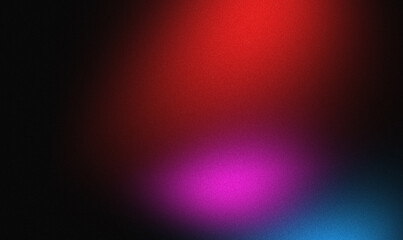 Dark grainy gradient background design featuring shades of purple, red, blue, and black perfect for banner poster cover with a sleek and modern abstract touch