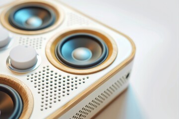 Fototapeta premium A detailed view of a video game controller's buttons and controls