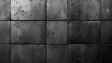 Textured concrete wall with a dark monochromatic design and visible imperfections