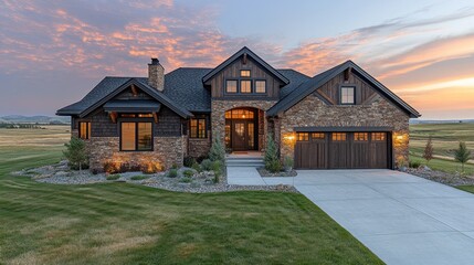 Fototapeta premium Luxury Ranch House