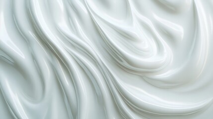 Fototapeta premium Abstract White Swirls: A Study in Smooth Textures