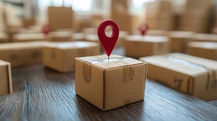 Streamlining logistics management conceptual digital map with markers for high fidelity in warehouse environment