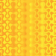 Pasta yellow abstract wavy lines. Macaroni flat background. Pasta curly pattern