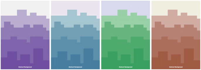 Vector minimalism twist polka square pattern card banner abstract creative universal artistic templates background.Set of good for poster, card, invitation, flyer, cover, banner