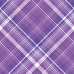 Seamless pattern in magical purple colors for plaid, fabric, textile, clothes, tablecloth and other things. Vector image. 2