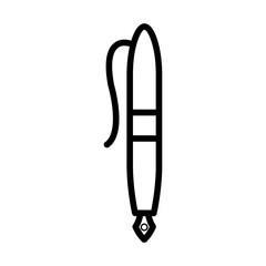 Pen icon in line style