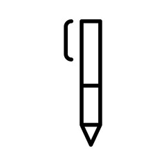 Pen icon in line style