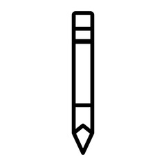 Pen icon in line style