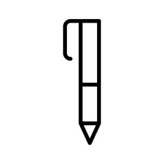 Pen icon in line style