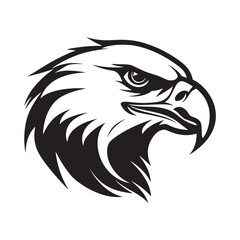 Obraz premium Eagle silhouette vector